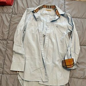 Burberry Button Down Blue w/ Checker (Used) S